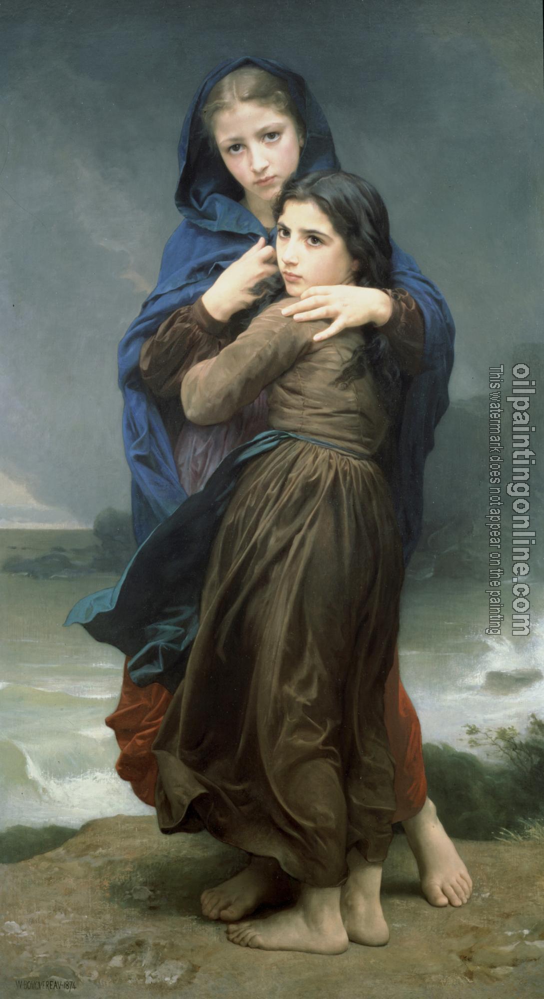 Bouguereau, William-Adolphe - The Storm